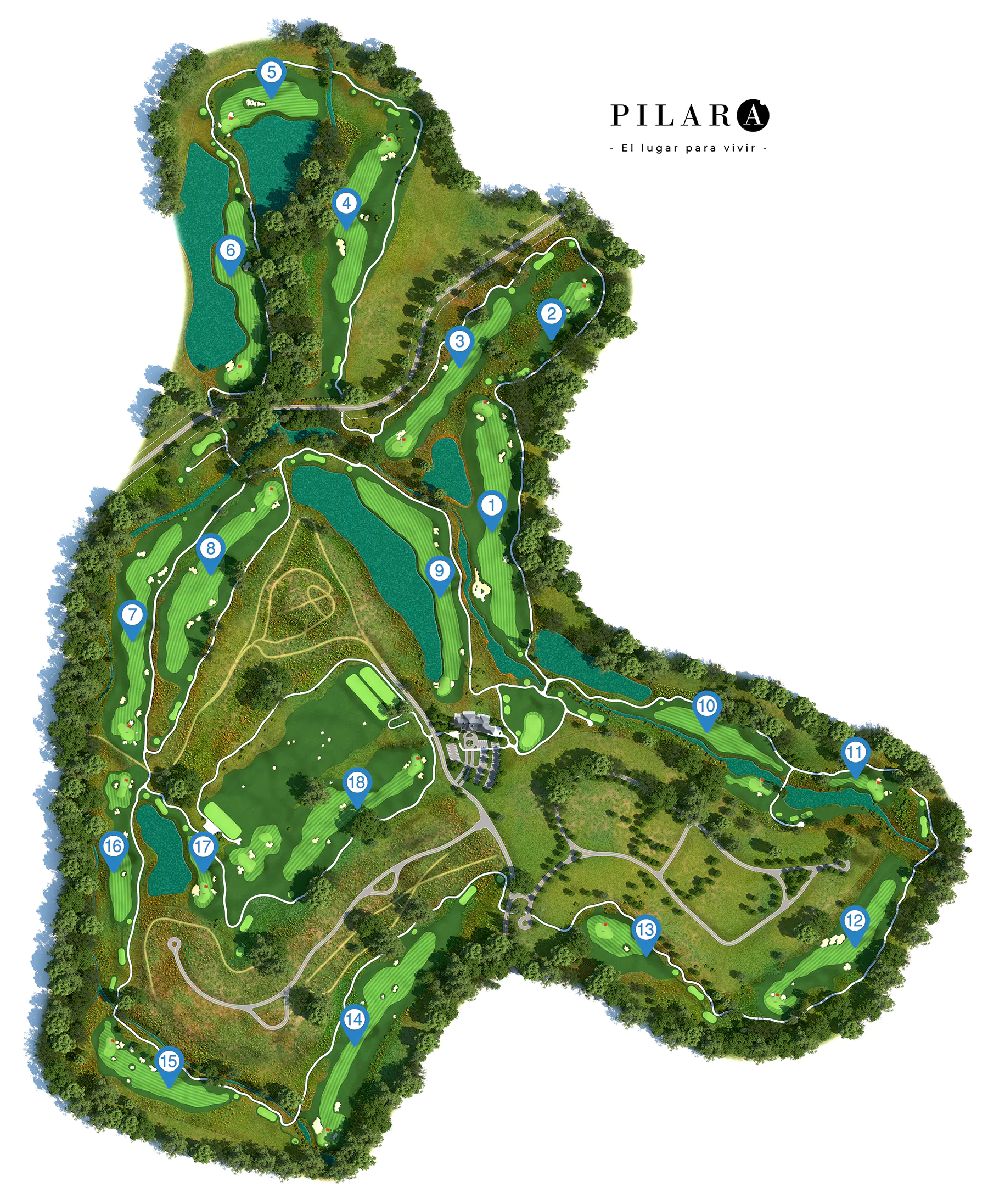 CartoSolution golf course map artwork